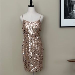 Sequin Gold Dress